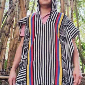 Poncho costeño capota